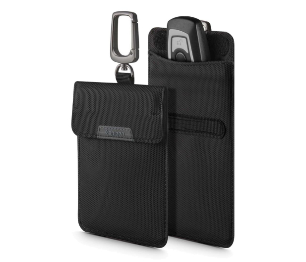 SPIGEN Pouch Keyless RFID Signal Blocker Klatka Faradaya czarny - 1125776 - zdjęcie